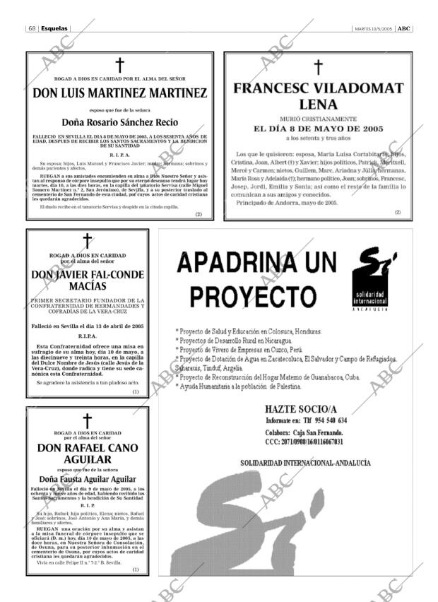 ABC SEVILLA 10-05-2005 página 68