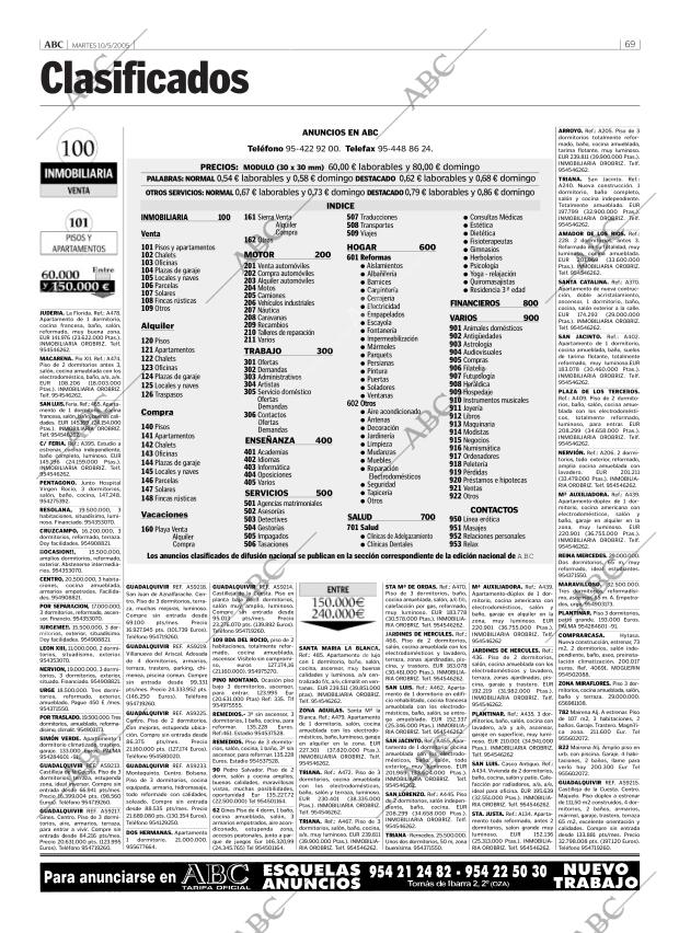 ABC SEVILLA 10-05-2005 página 69
