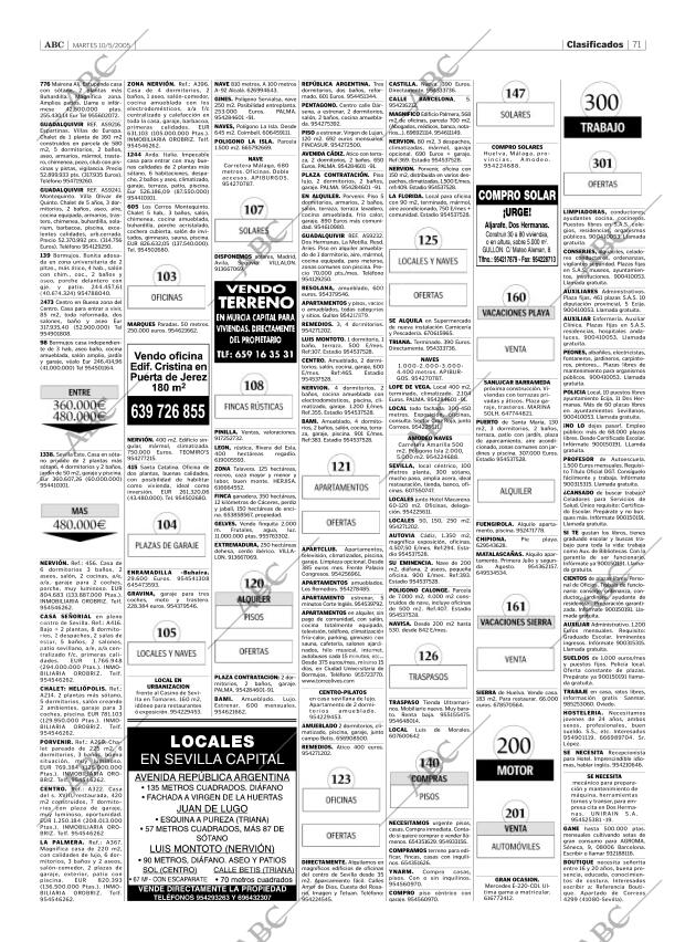 ABC SEVILLA 10-05-2005 página 71
