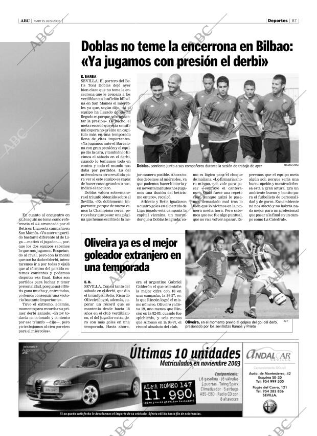 ABC SEVILLA 10-05-2005 página 87