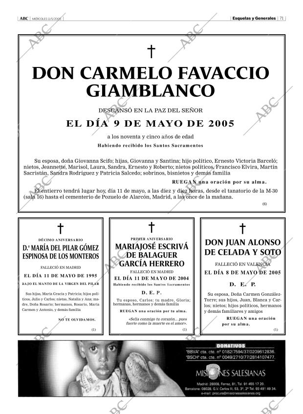 ABC MADRID 11-05-2005 página 71
