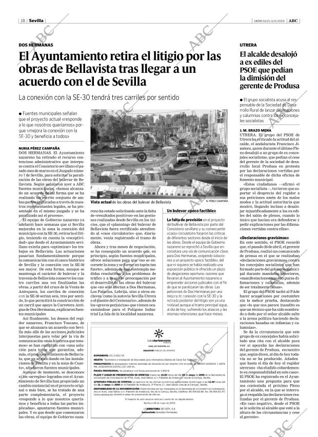 ABC SEVILLA 11-05-2005 página 18