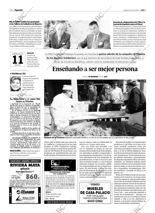 ABC SEVILLA 11-05-2005 página 20