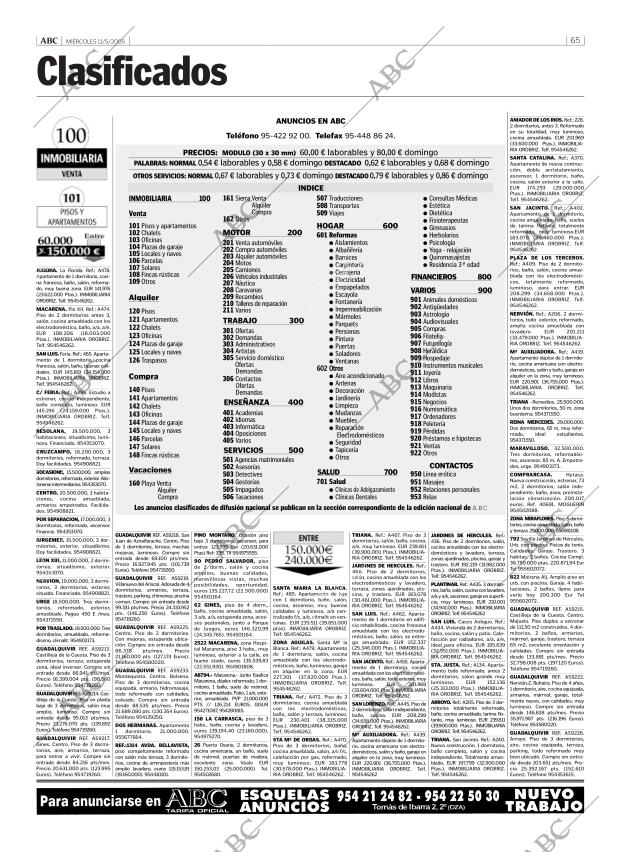 ABC SEVILLA 11-05-2005 página 65