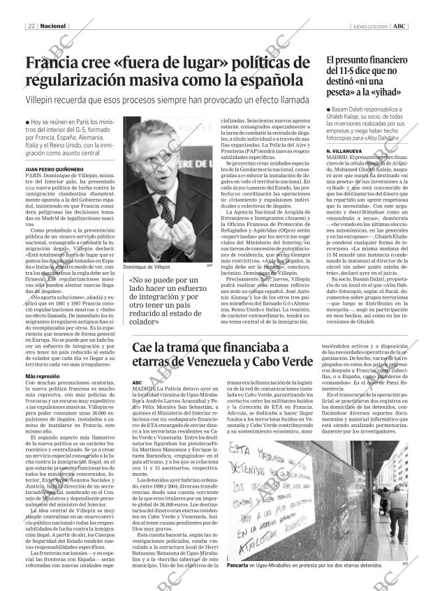 ABC MADRID 12-05-2005 página 22
