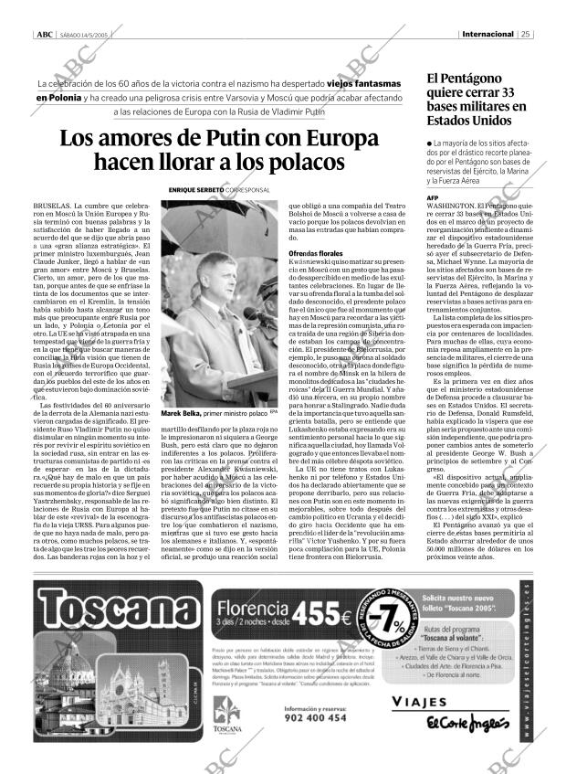 ABC MADRID 14-05-2005 página 25