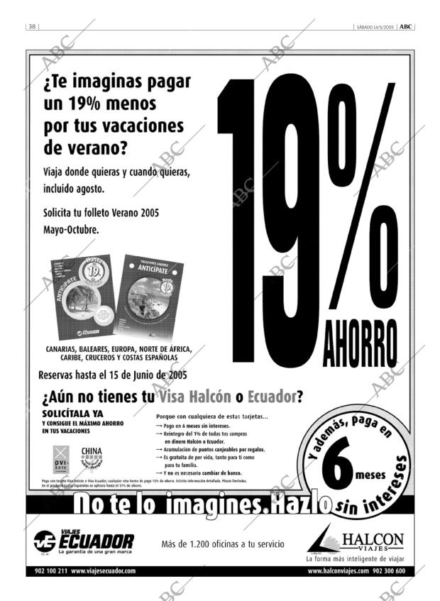 ABC MADRID 14-05-2005 página 38