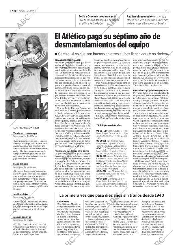 ABC MADRID 14-05-2005 página 91