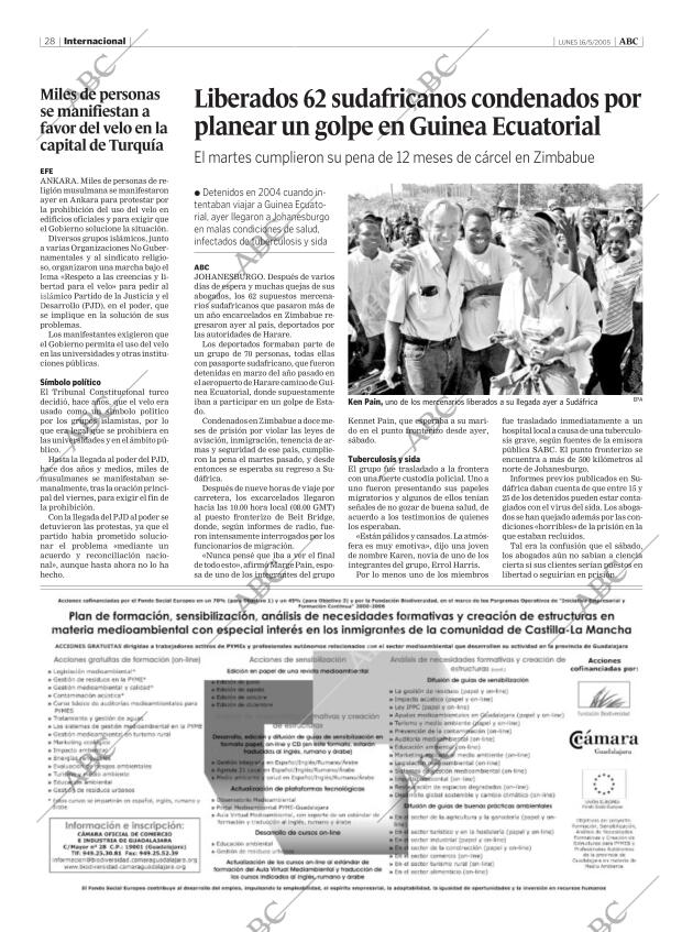 ABC MADRID 16-05-2005 página 28