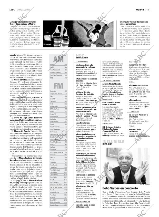 ABC MADRID 17-05-2005 página 43