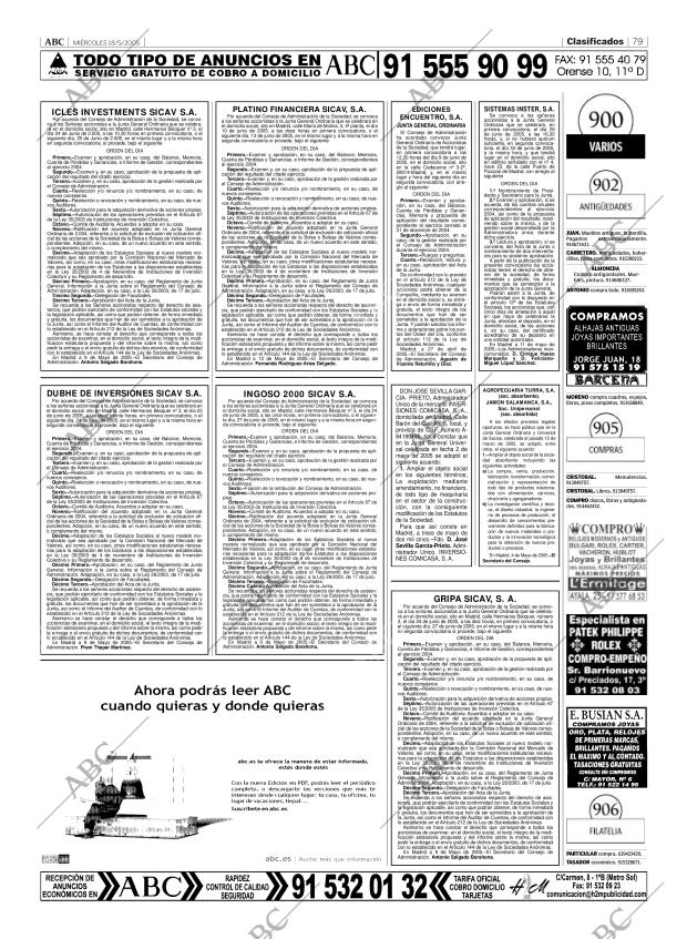 ABC MADRID 18-05-2005 página 79