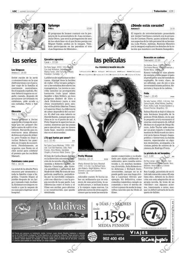 ABC MADRID 20-05-2005 página 109