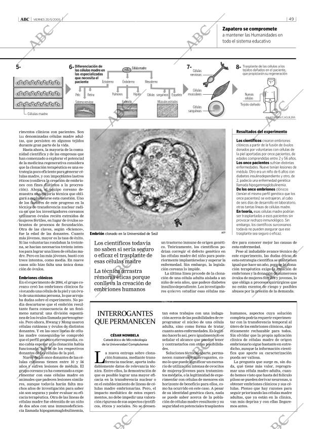 ABC MADRID 20-05-2005 página 49