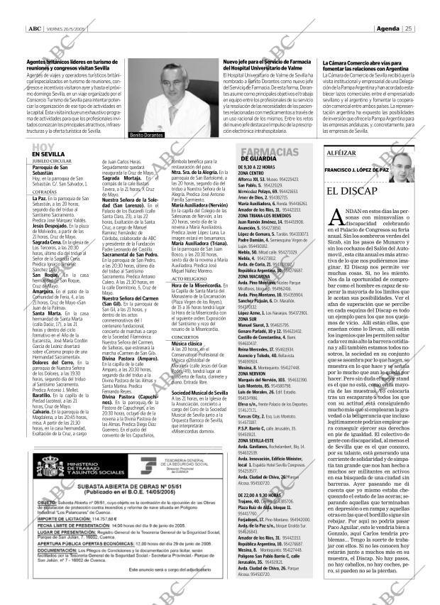 ABC SEVILLA 20-05-2005 página 25