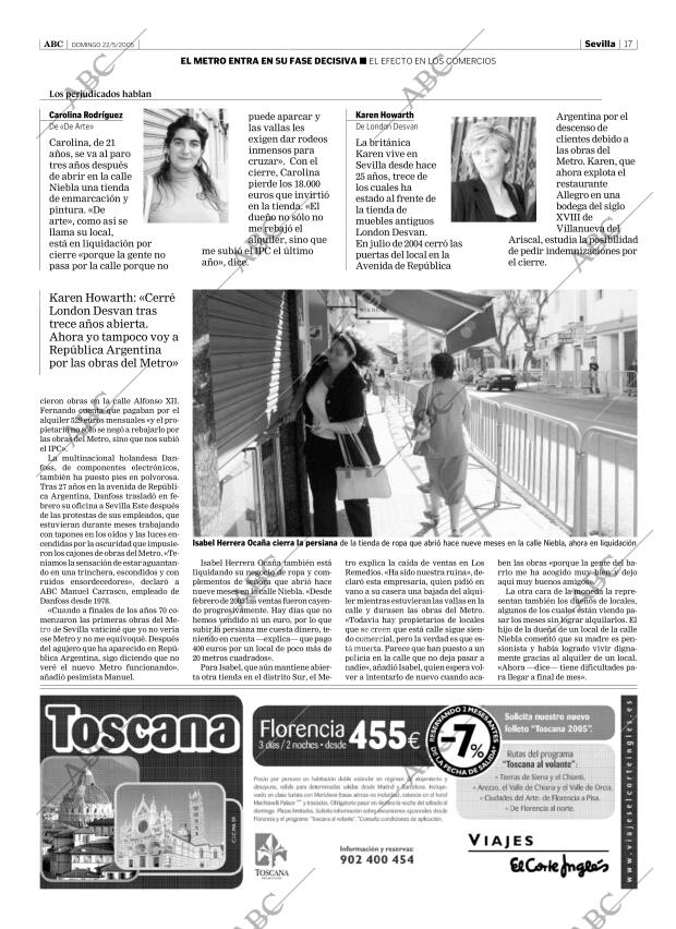 ABC SEVILLA 22-05-2005 página 17