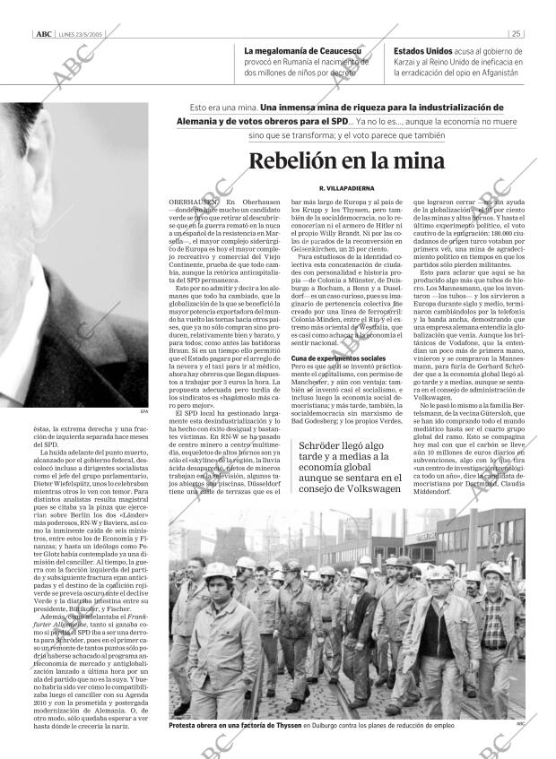 ABC MADRID 23-05-2005 página 25