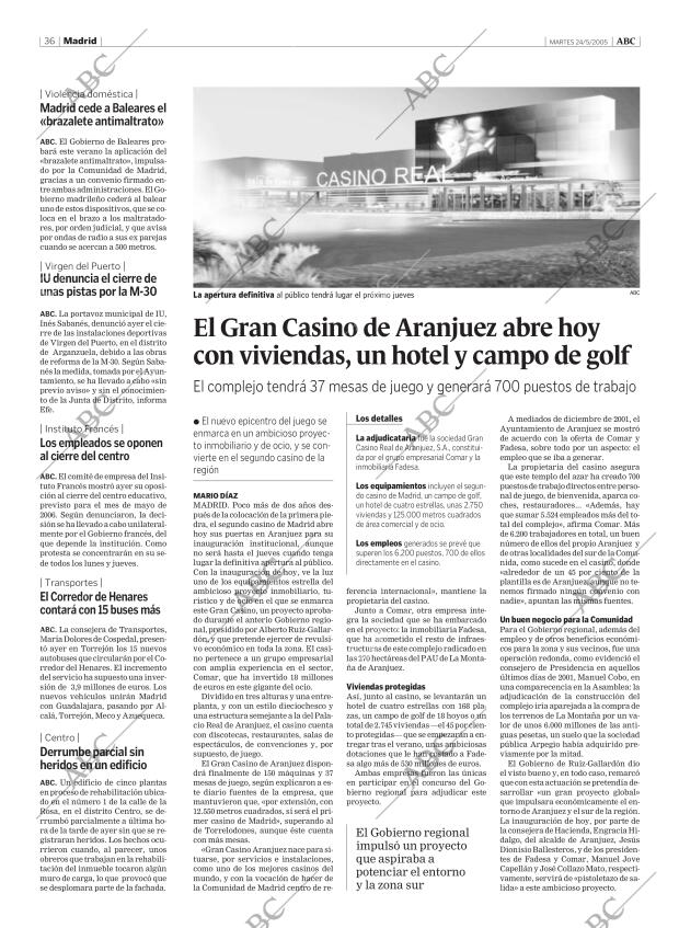 ABC MADRID 24-05-2005 página 36