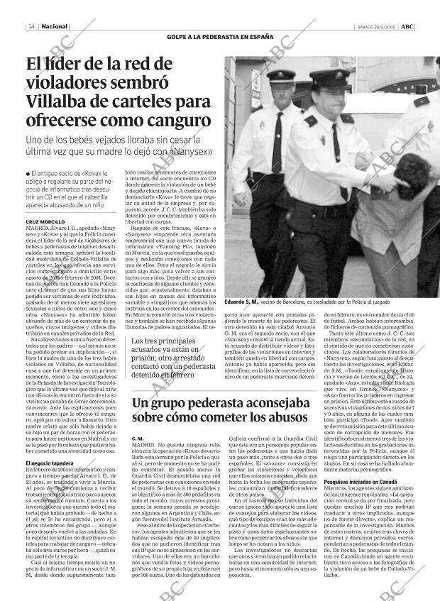 ABC MADRID 28-05-2005 página 14