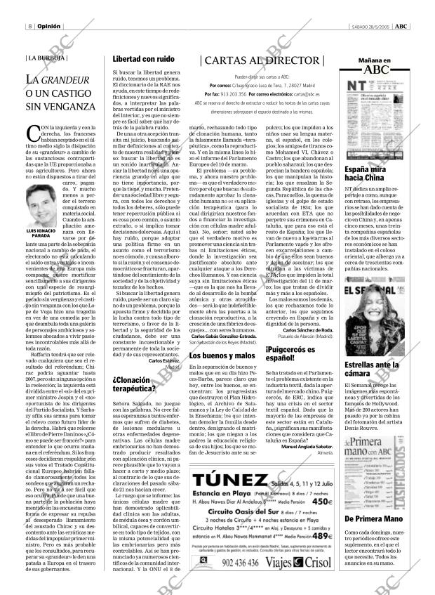 ABC MADRID 28-05-2005 página 8