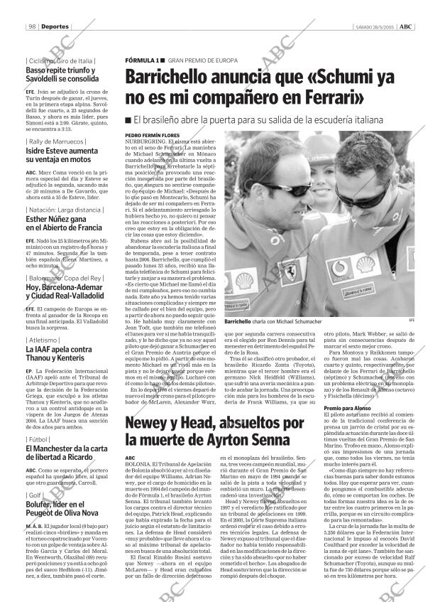 ABC MADRID 28-05-2005 página 98