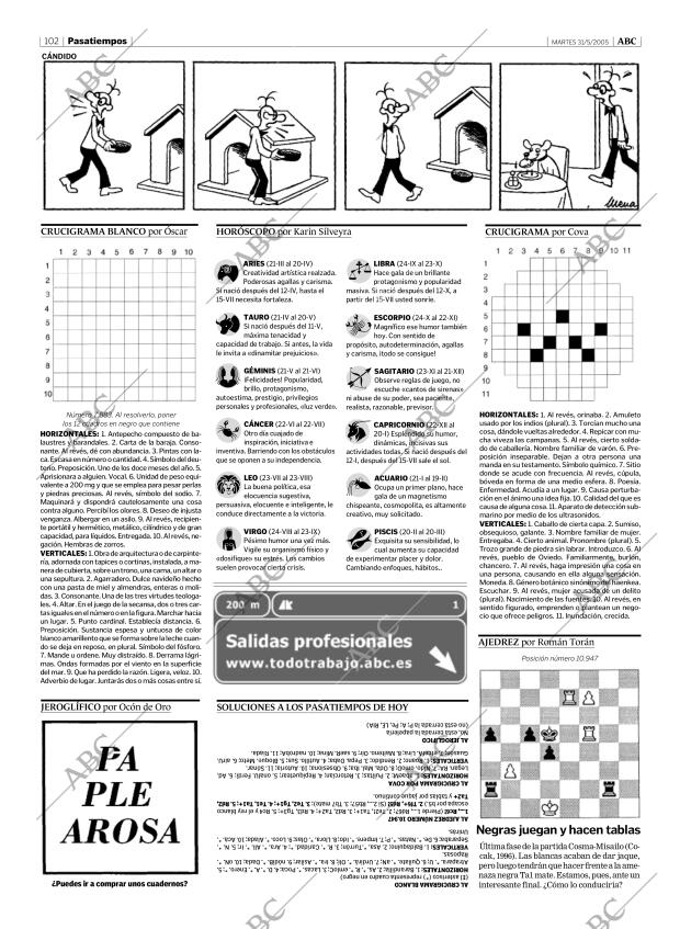 ABC MADRID 31-05-2005 página 102