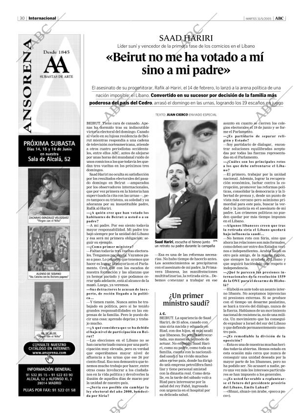 ABC MADRID 31-05-2005 página 30