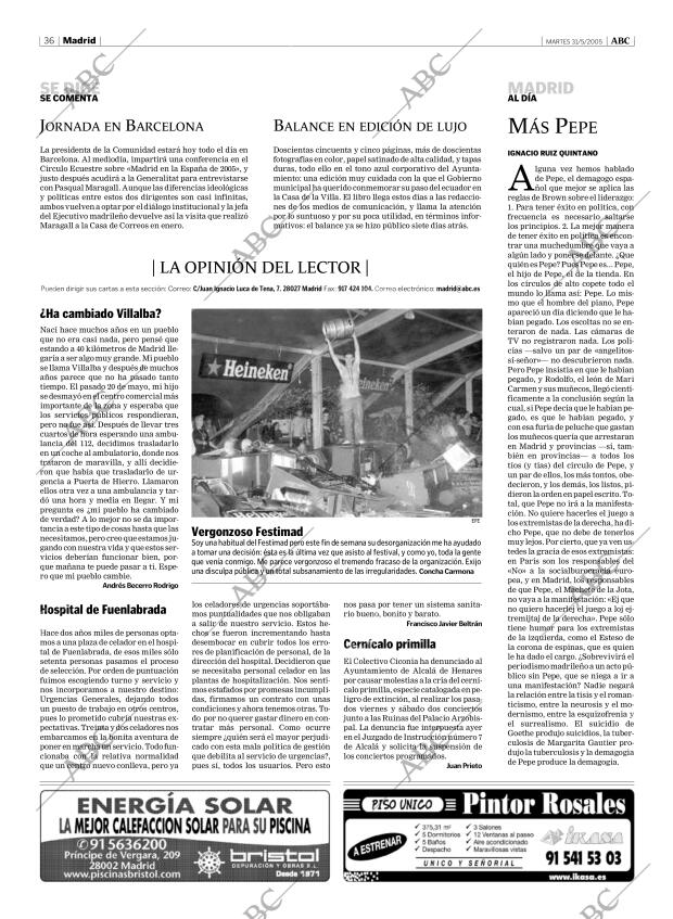 ABC MADRID 31-05-2005 página 36