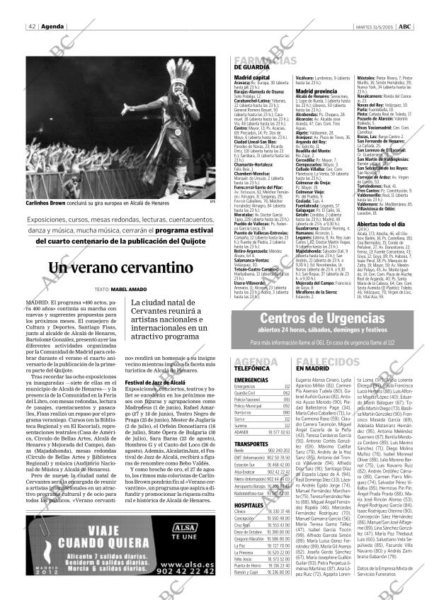 ABC MADRID 31-05-2005 página 42