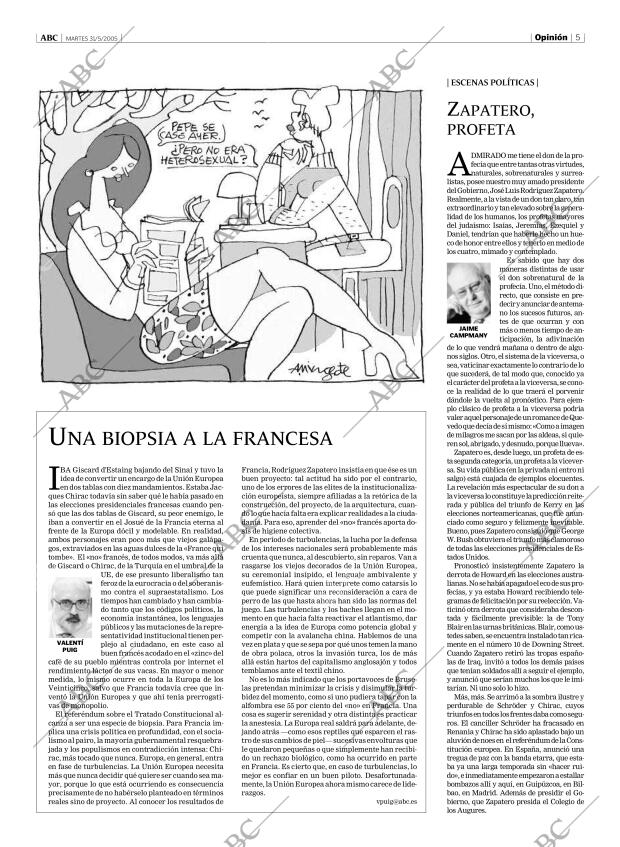 ABC MADRID 31-05-2005 página 5