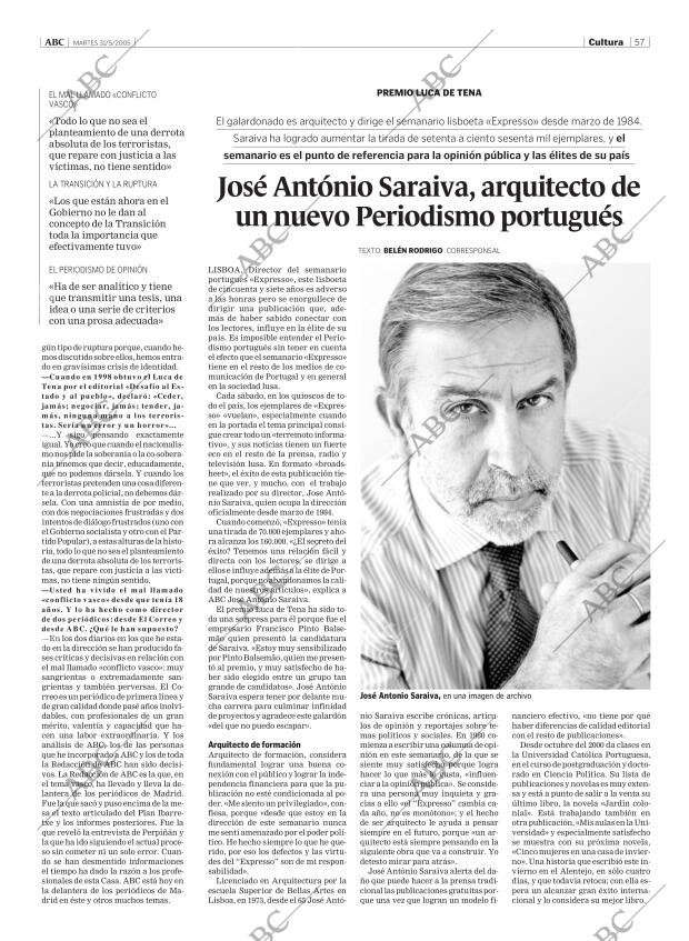 ABC MADRID 31-05-2005 página 57