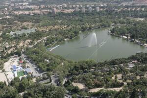 En la imagen: Vista del estanque de La Casa de Campo