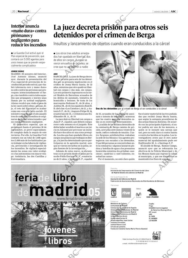 ABC MADRID 02-06-2005 página 20