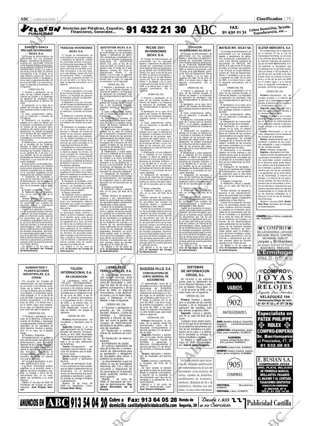 ABC MADRID 06-06-2005 página 75