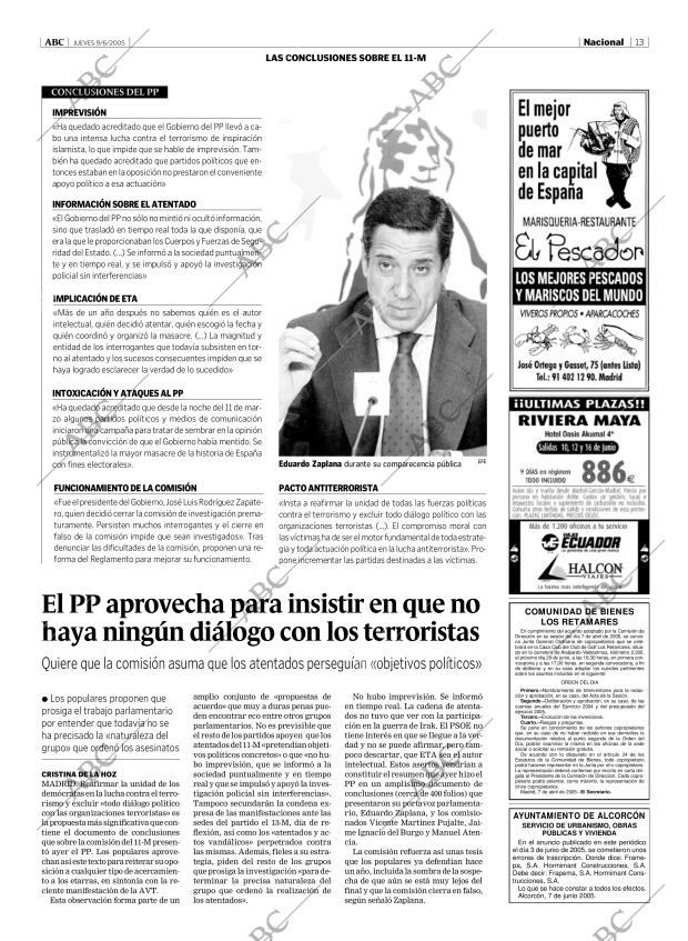 ABC MADRID 09-06-2005 página 13