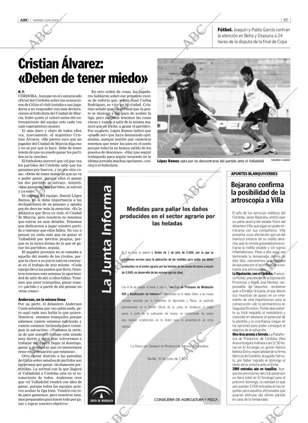 ABC CORDOBA 10-06-2005 página 85