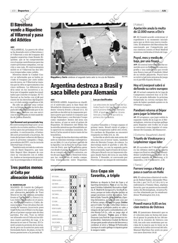 ABC MADRID 10-06-2005 página 100