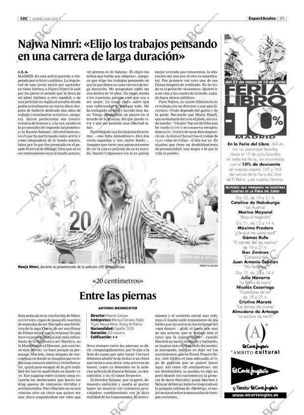 ABC MADRID 10-06-2005 página 65