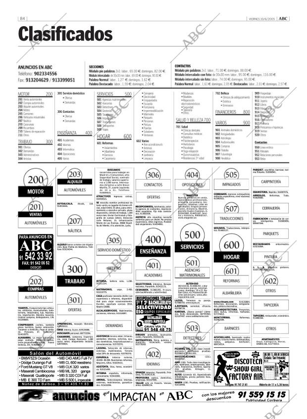 ABC MADRID 10-06-2005 página 84