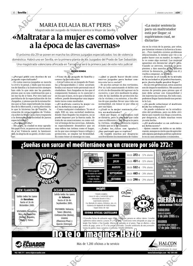ABC SEVILLA 11-06-2005 página 16
