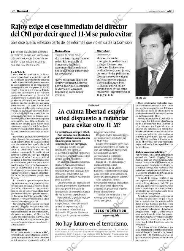 ABC MADRID 12-06-2005 página 22