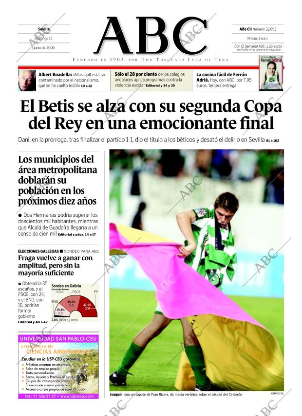 ABC SEVILLA 12-06-2005 página 1