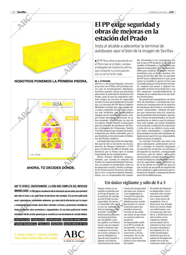 ABC SEVILLA 12-06-2005 página 22