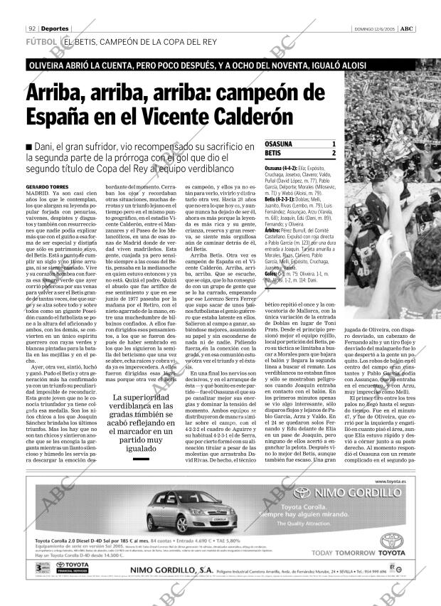 ABC SEVILLA 12-06-2005 página 92