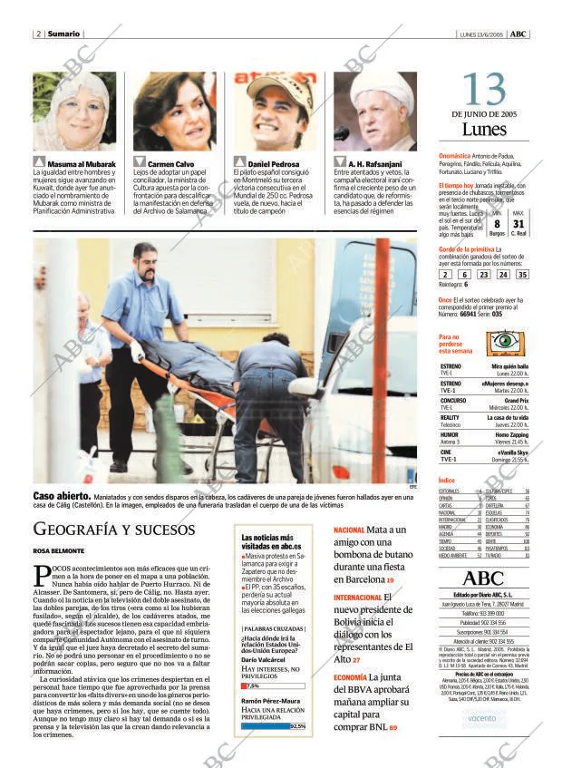 ABC MADRID 13-06-2005 página 2