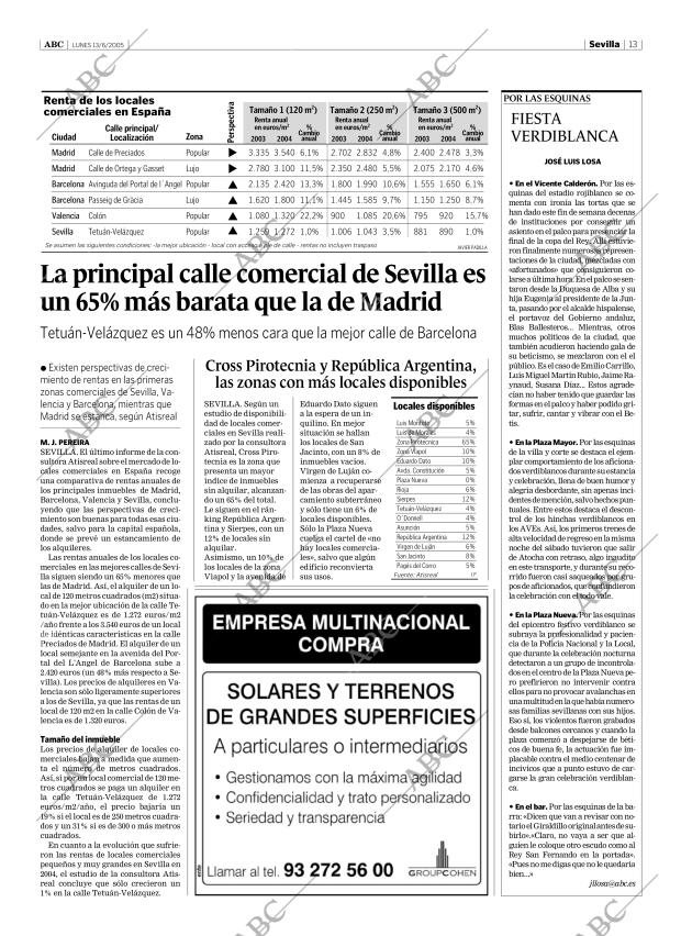 ABC SEVILLA 13-06-2005 página 13