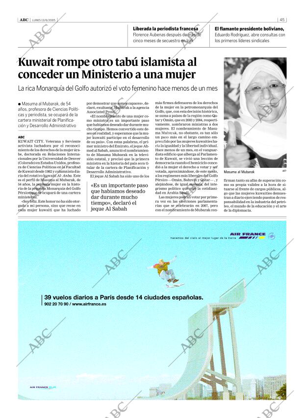 ABC SEVILLA 13-06-2005 página 45