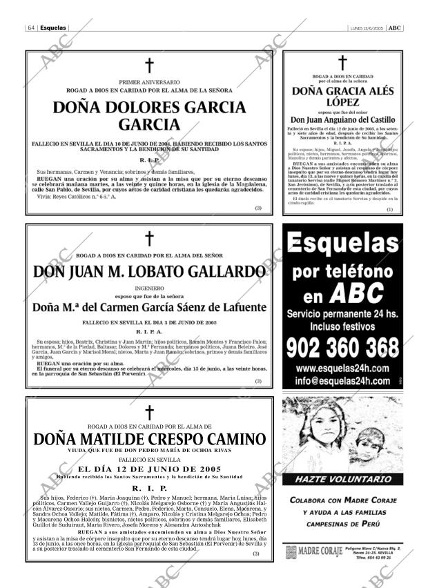 ABC SEVILLA 13-06-2005 página 64