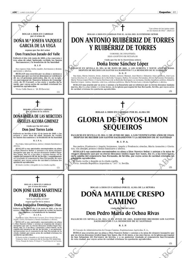 ABC SEVILLA 13-06-2005 página 65