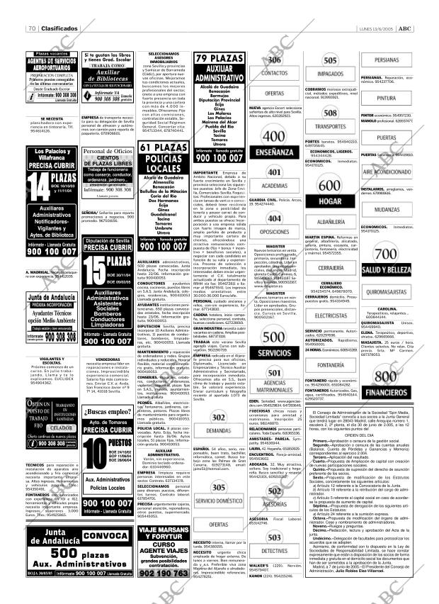 ABC SEVILLA 13-06-2005 página 70