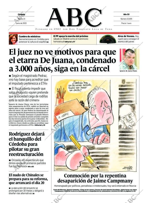 ABC CORDOBA 14-06-2005 página 1